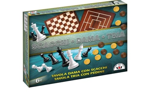 Scacchi dama tria gioco - dama,