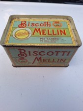 BISCOTTI MELLIN SCATOLA IN LATTA ANNI 50/60 VINTAGE
