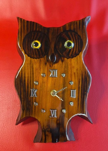 Orologio gufo vintage fatto - , a