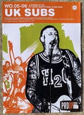 Poster concerto UK SUBS