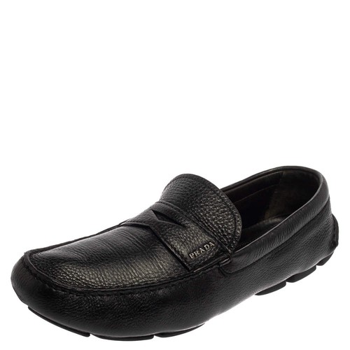 Mocassini prada pelle nera - prada,