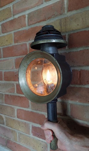 Carriage lamp 46cm - 46cm, candle