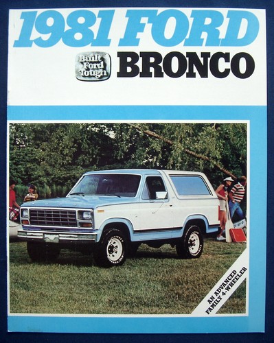 Brochure depliant 1981 ford - 1981,