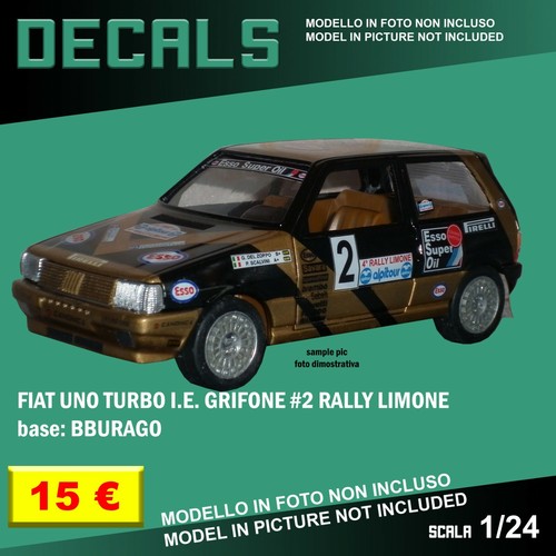 Decals repro fiat - fiat, turbo
