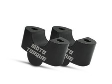 Adatto Per Royal Enfield Bear 650 RIALZO MANUBRIO IN ALLUMINIO NERO