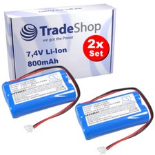 2x Li-Ion Akku 7,4V / 800mAh