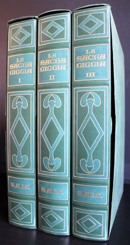 Sacra bibbia 3 volumi - sacra, bibbia.