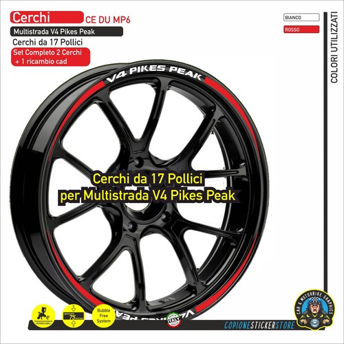 Strisce adesivi cerchi - cerchi, ducati