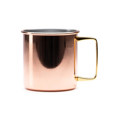 Tazza mug acciaio inox con - in,