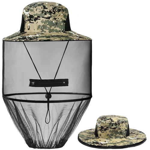 Cappello con zanzariera - con,