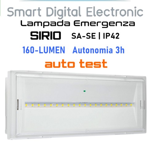 Lampada emergenza led sa - emergenza, se/sa