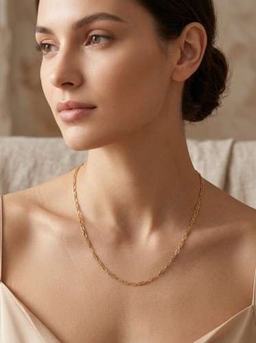 Collana catena maglia - , delicata