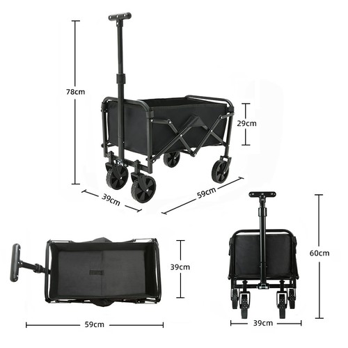 Carrello pieghevole - pieghevole,