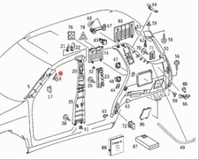 MERCEDES W163 ML CLIP