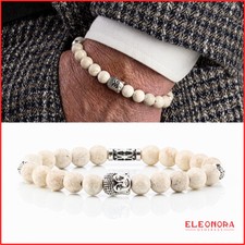 bracciale uomo con pietre dure