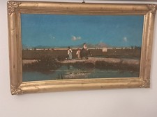 STUPENDO DIPINTO DI GIUSEPPE LAEZZA(NAPOLI 1835-1905)