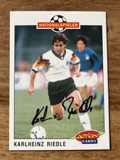 KARLHEINZ RIEDLE LAZIO ROM BVB EM 92 Panini Calcio Bundesliga Action Cards