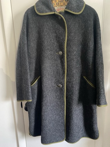 Cappotto lana antracite