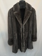 pelliccia visone argentato