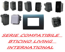 STOCK Bticino living light international compatibile presa schuko pulsante usb