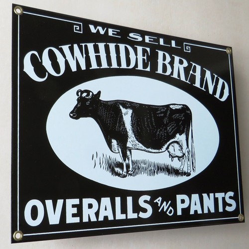 Cowhide brand vecchia insegna - vecchia,