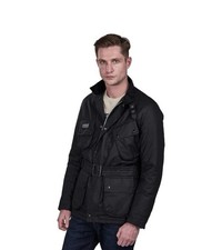 Barbour International giacca nera cerata WINTER SL INTERNATIONAL