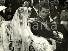 1959 BRUXELLES  Alberto di LIEGI e Paola RUFFO durante la cerimonia civile *Foto