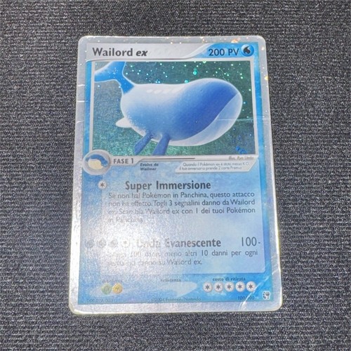 Nintendo wailord foil - nintendo, ex