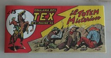 Collana del TEX n°1 : IL TOTEM MISTERIOSO - Copia Anastatica (Bonelli)