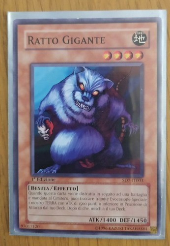Carta ratto - yu-gi-oh!,