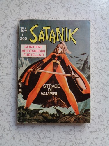 Satanik 154 con - n°, adesivi