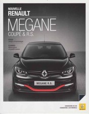 Catalogue Brochure Renault Sport Megane Coupé / RS 10/2013 France