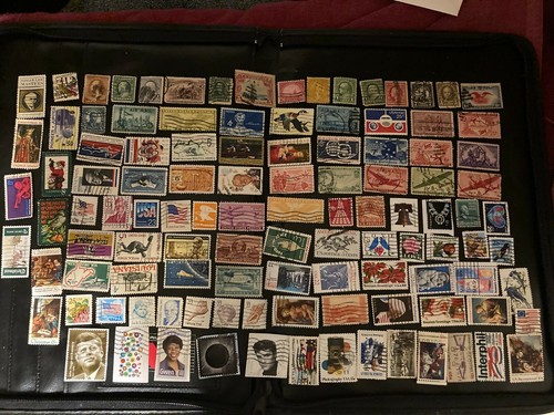 100 francobolli usa usati - 100,