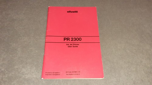 Olivetti 2300 stampante a - olivetti,