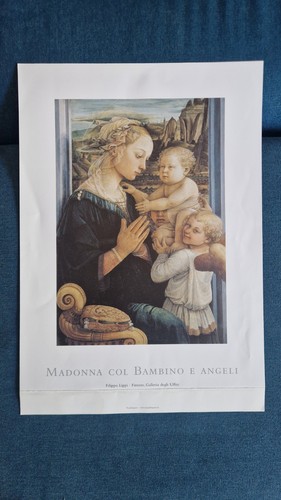 Madonna col bambino angeli - madonna, e