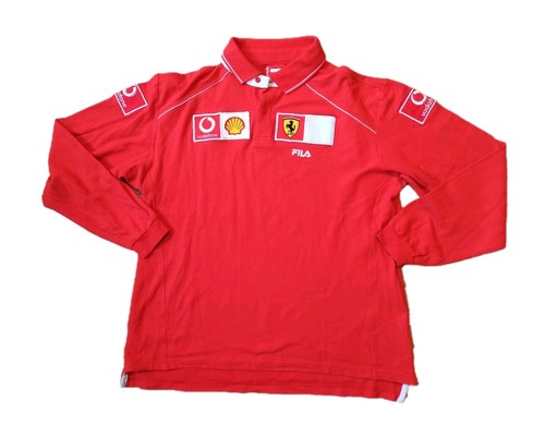 Fila ferrari polo shirt - ferrari,