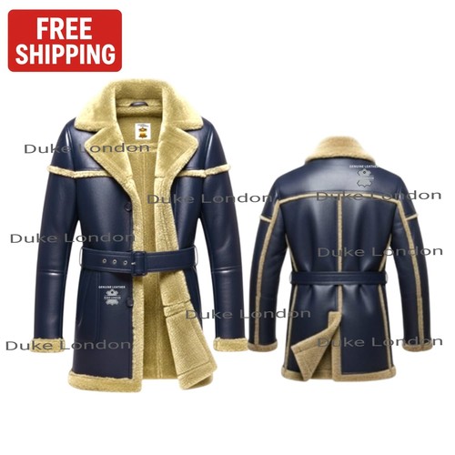Cappotto lungo uomo vera pelle