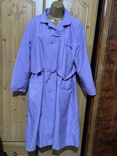 Trench cappotto lilla vintage
