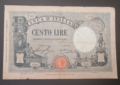 Cento 100 lire barbetti - lire,