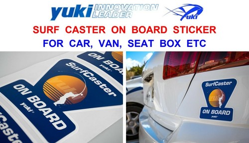 Yuki surf caster adesivo - surf,