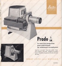 Leitz Leica PRADO S SM projecteur instruction *booklet vintage
