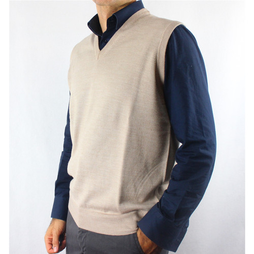 Gilet uomo unito lana - gilet,