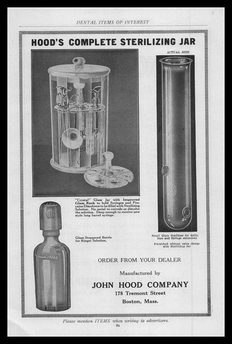 Pubblicità 1922 john hood - john,