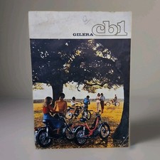 Motocicli Gilera Cb1 Depliant D'epoca Originale Italia 