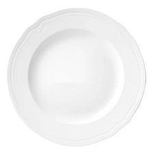 Piatti Pane Ristorante Bianchi - Set 6 Piatti Venice Porcellana Ø 18 cm Gural