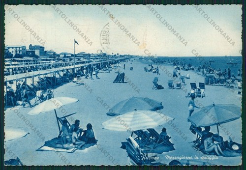 Rimini riccione cartolina - fg,