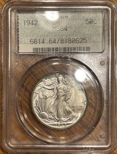 Mezzo dollaro 1942 - , walking