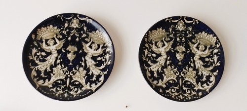 Due piatti ceramica anni - ceramica,