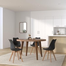 4 x Sedia da Pranzo Tulipano