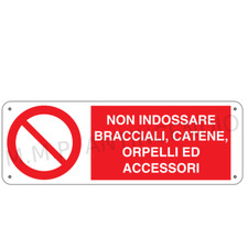 Cartello Segnaletico Non